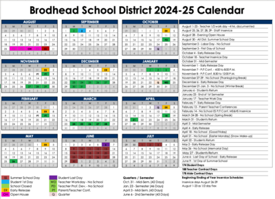 2024-2025 District Calendar